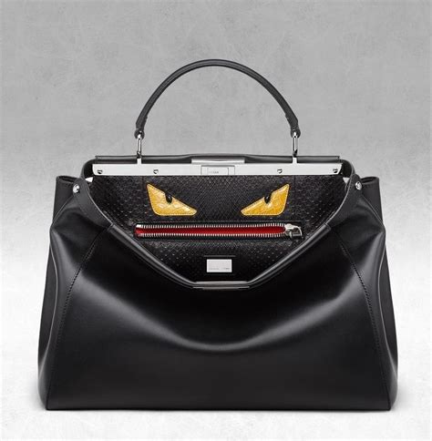 fendi peekaboo monster mini|Fendi peekaboo suede.